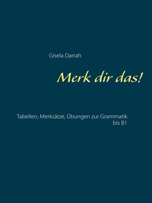 cover image of Merk dir das!